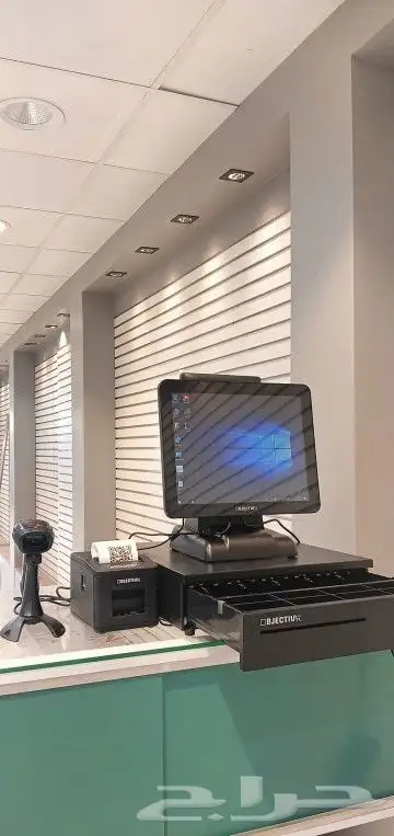 كاشير حلاق جهاز كاشير كاشير جديد كاشير مطعم كاشير مغسلة كافي 0