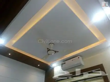 جيبس عادي  جيبس بورد  بورد أسمنتي  دهان 6