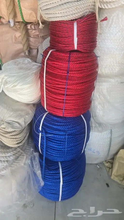 حبال خيش قطن نايلون 8