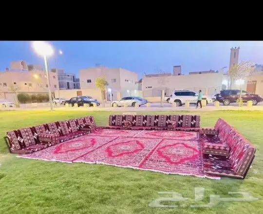تاجير جلسات شعبيه وفرش وكراسي 1