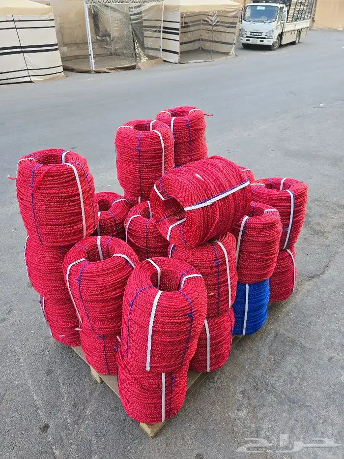حبال خيش قطن نايلون 10