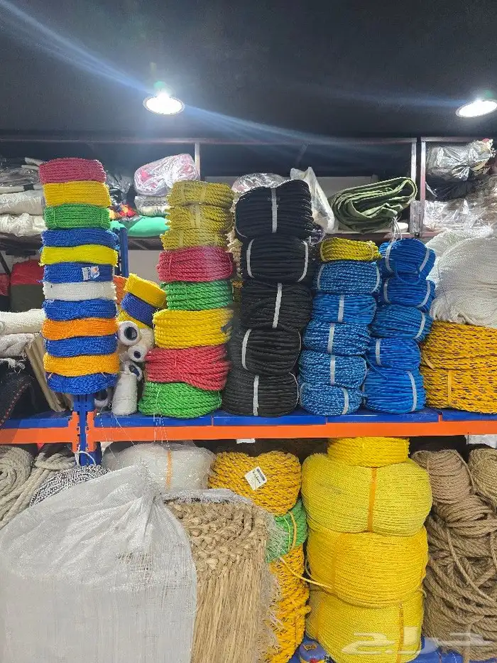 حبال خيش قطن نايلون 14