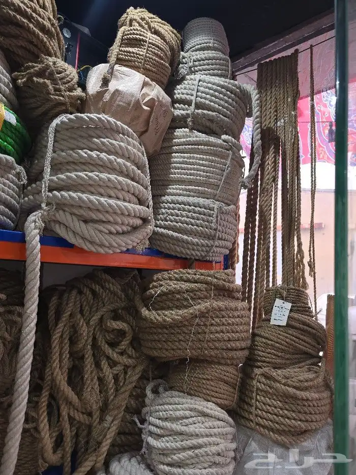 حبال خيش قطن نايلون 2