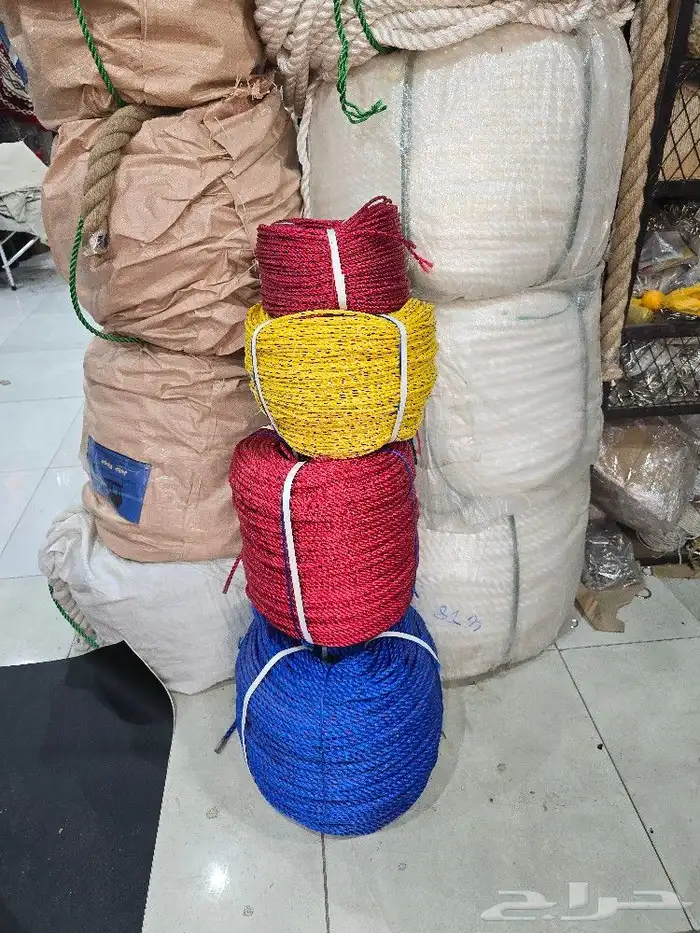 حبال خيش قطن نايلون 1