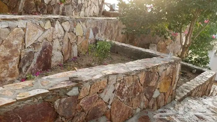 تلبيس حجر بناء حجر طبيعي ربراب تليوس بناء جدار معدات ترميم 4