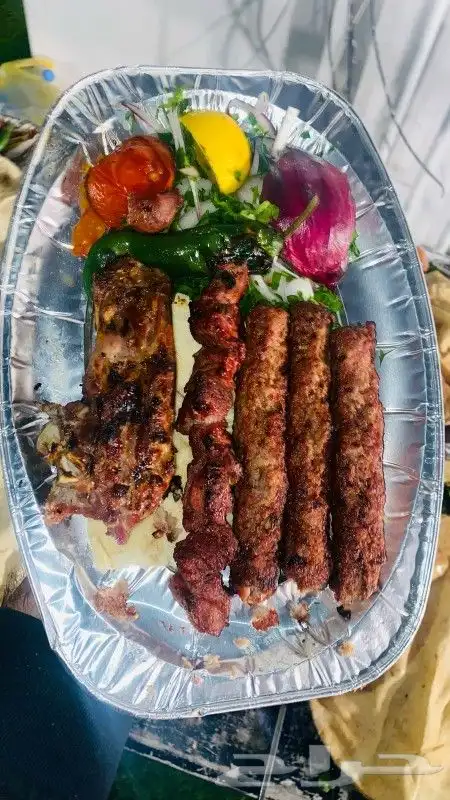 معلم مشويات خارجية مشوي شواي شواء مقلقل دوار السعادة حميس 1