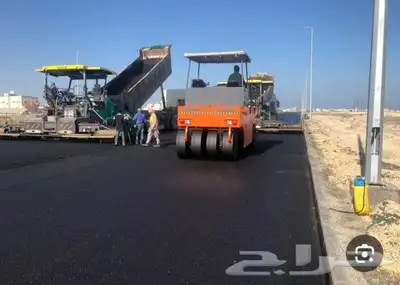 مقاول اسفلت جديد ومقشور توريد وتنفيذ لأعمال الطرق والشوارع 9