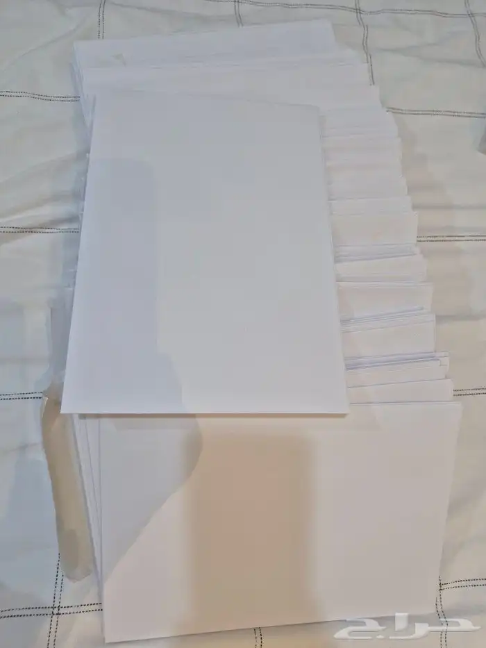 اظرف بيضاء سادة مقاس A5 0