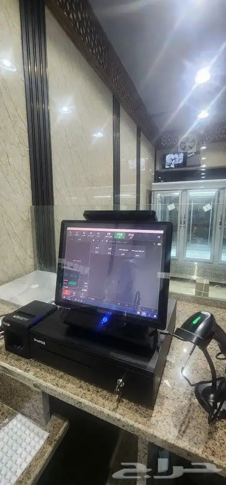 أجهزة كاشير وبرامج محاسبية ميزان باركود قارئ باركود طابعة با 3