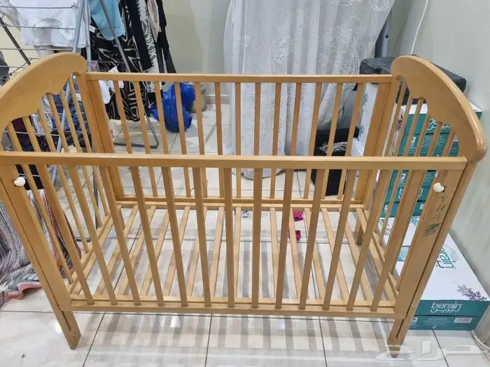 مرتبة أطفال سوفت دريمز مع سرير اطفال خشب صلب ماليزي 1
