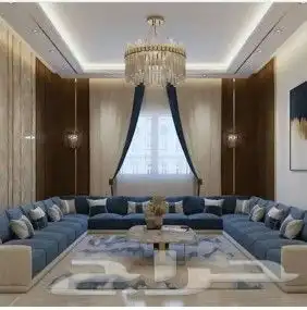 الركن الراقي تفصيل جميع انواع لكنب وستاير وتنجيد جميع الكنب 0