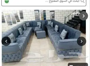 الركن الراقي تفصيل جميع انواع لكنب وستاير وتنجيد جميع الكنب 7