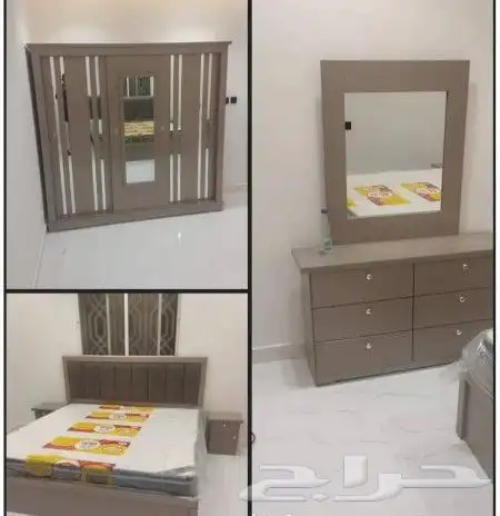 غرفه نوم نفرين ونفر ونفر ونص ويوجد تاثيث فنادق 7