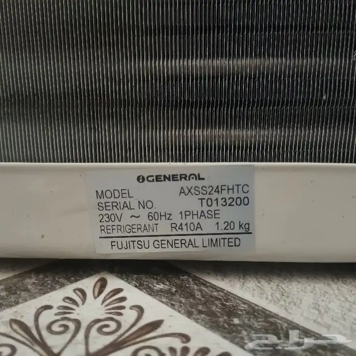 مكيف شباك أوجنرال 24وحدة موفر للكهرباء 2