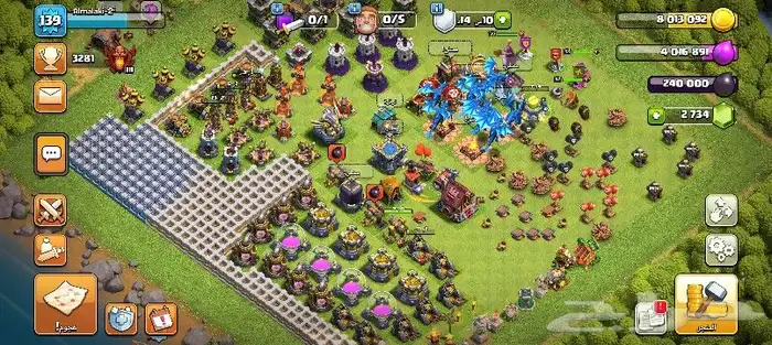 حساب كلاش اوف كلانس تاون 12 خمس نجوم بي 70 قابل للتفاوض 2