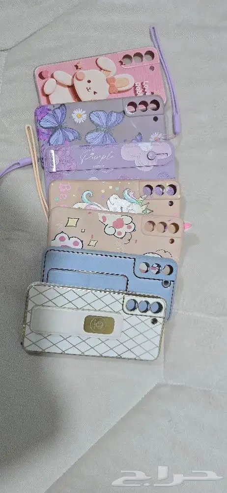 جلاكسي اس s22 بلس 256 جيجا لون مميز وردي ومافي منه كثير 1