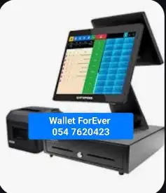 جهاز كاشير جديد وبرنامج محاسبى كاشير مطعم كوفى بقالة ملحمة 0