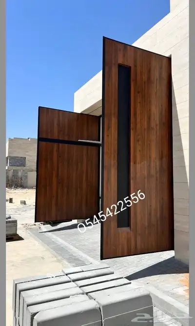 ابواب حديد كلادينج والمنيوم كلادينج 1