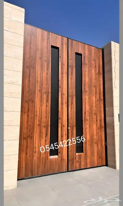 ابواب حديد كلادينج والمنيوم كلادينج 0