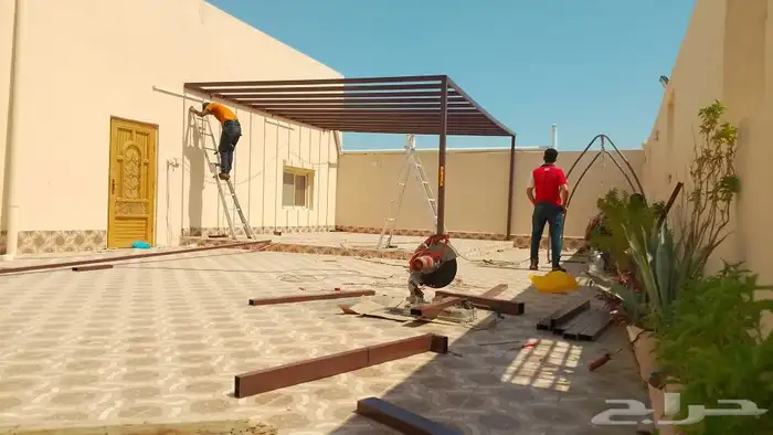 مظلات وسواتر وبرجولات وبنا مجالس الشرقيه 12