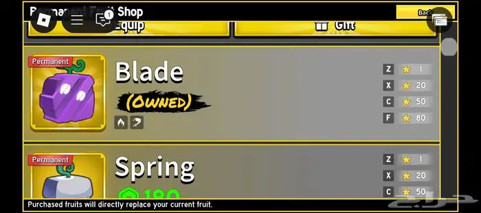 حساب بلوكس فروت 1