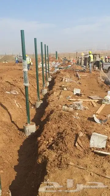 مقاول شبوك المجلفن والعايدي والسياج الامني وزراعة النخل 3