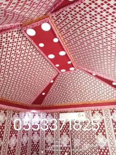 ب ت شعر قرم د قماش مظلات س ار  مشب نار ستار 3