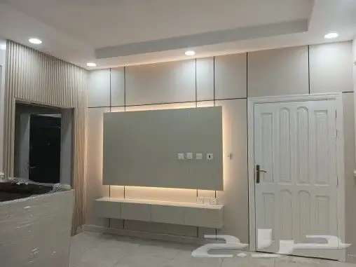 تركيب خلفيت شاشه فوم بديل الرخام شيبرت دهانات جبس ابرد مرايا 6