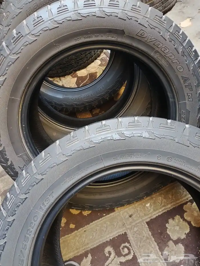 اربع كفرات هنكوك ربع حجري 275 55 20 10