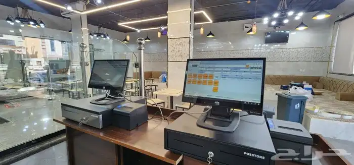 اجهزة كاشير جديده لمس متكاملة وبرامج محاسبية لجميع الأنشطة و 0