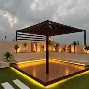 تنسيق حدائق الطائف - خدماتنا تصميم وتنفيذ الشلالات والنوافي 5