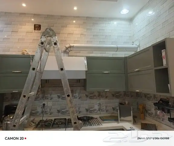 تركيب مروحة عادم مطبخ المطعم 2