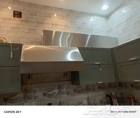 تركيب مروحة عادم مطبخ المطعم 1