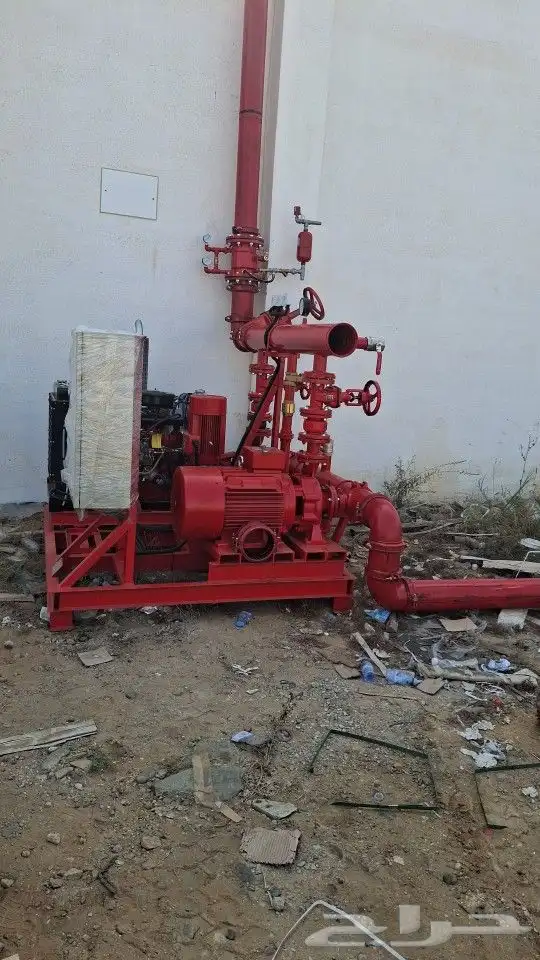 تركيب جميع شبكات إطفاء وانظار الحريق 0