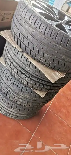 جنوط نيسان التيما. أصلي وكاله شبه جديد الكفرات جديده 4