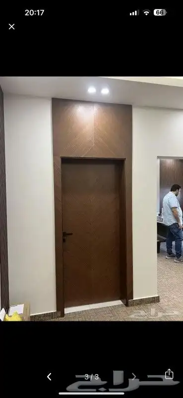 ابواب خشب جديد و باب PVC 1