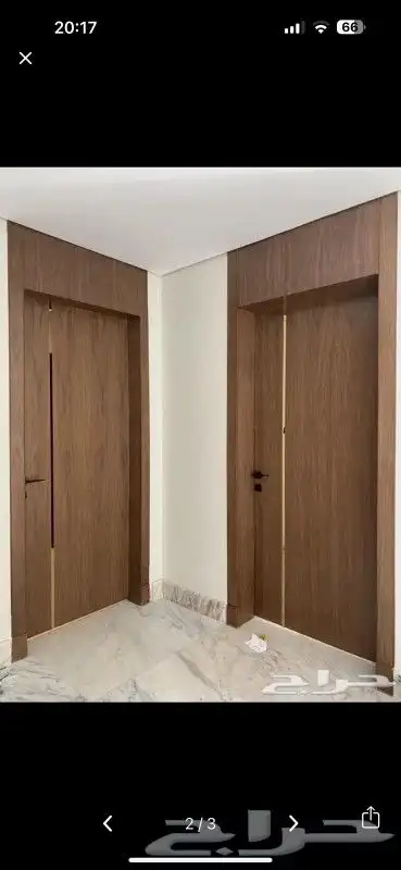 ابواب خشب جديد و باب PVC 2