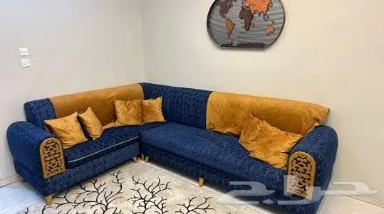 كنب كحلي جديد في المدينه 0