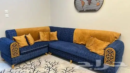 كنب كحلي جديد في المدينه 1