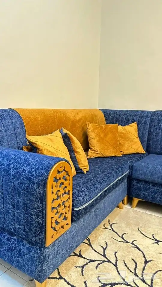 كنب كحلي جديد في المدينه 2