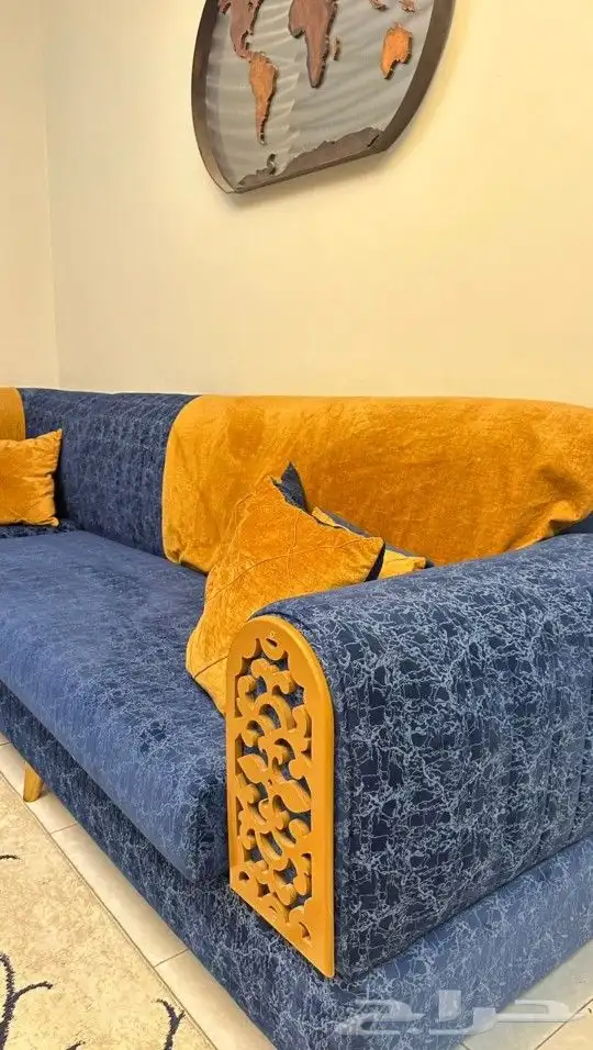 كنب كحلي جديد في المدينه 3