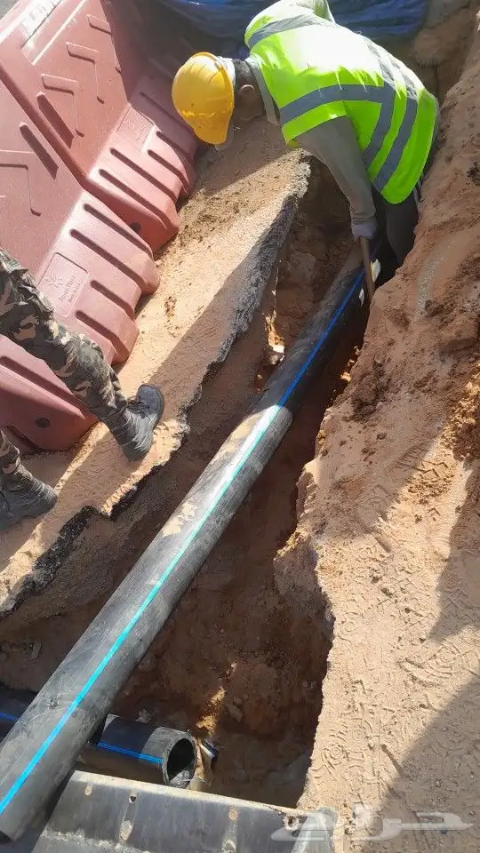 سباك تمديد مشاريع مواسير hdp 110 160 200 3