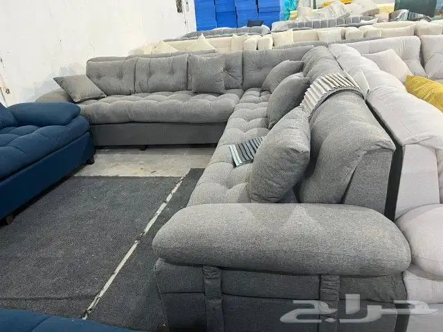 كنب جديد جاهز حرف ال و7نفر بأسعار مناسبة شامل التوصيل 31