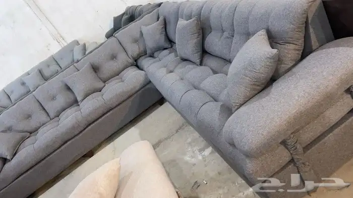 كنب جديد جاهز حرف ال و7نفر بأسعار مناسبة شامل التوصيل 26