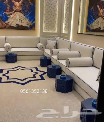 تفصيل جلسات ارضية وكنب مغربي ومساند 39