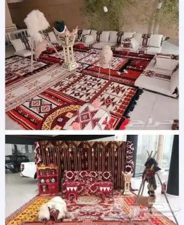 قهوجين وصبابين رجال ونساء كنب وكراسي طاولات ومضلات 13