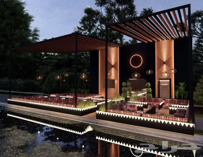 تصميم مطعم بطراز خليجي فاخر بسعر ممتاز 4