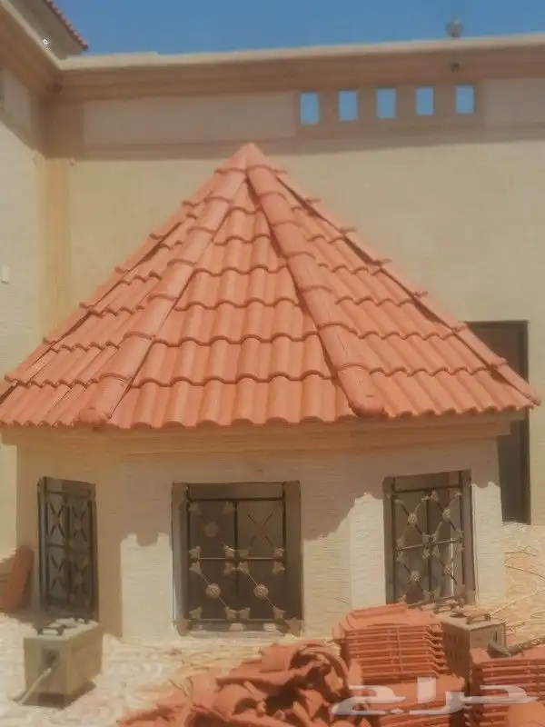 بيوت شعر مشب نارقرميدمظالات قرميد خديد تلبيس قماش 3