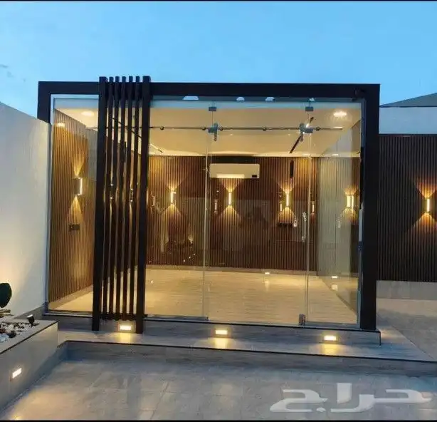 تصميم غرف زجاجة تنسيق الحدائق 5