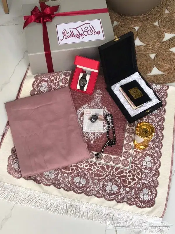 بوكس صلاه رجالي نسائي طقم صلاة شراشف مصحف صلاه تغليف مصاحف 19